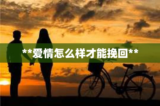 **爱情怎么样才能挽回**
