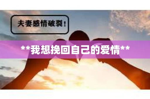**我想挽回自己的爱情**