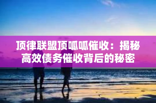 顶律联盟顶呱呱催收：揭秘高效债务催收背后的秘密