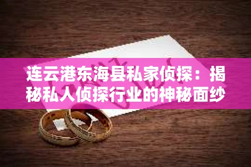 连云港东海县私家侦探：揭秘私人侦探行业的神秘面纱