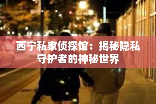 西宁私家侦探馆：揭秘隐私守护者的神秘世界