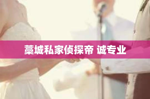 藁城私家侦探帝 诚专业