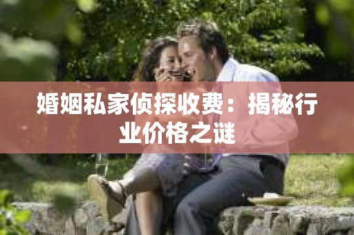 婚姻私家侦探收费：揭秘行业价格之谜