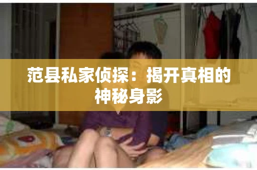 范县私家侦探：揭开真相的神秘身影
