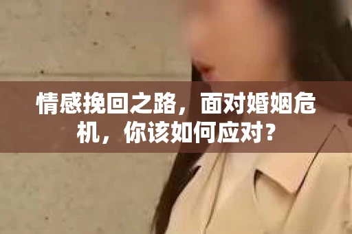 情感挽回之路，面对婚姻危机，你该如何应对？