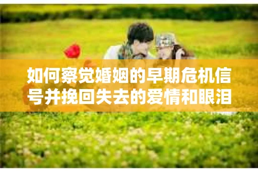 如何察觉婚姻的早期危机信号并挽回失去的爱情和眼泪？