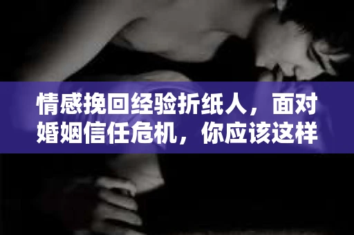 情感挽回经验折纸人，面对婚姻信任危机，你应该这样做